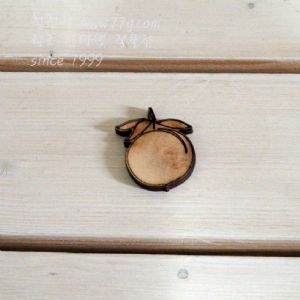 버닝아트 장식물 복숭아1 W30mmXH38mm