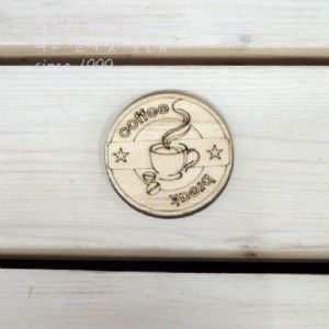 버닝아트 장식물 커피1 W50mmXH50mm
