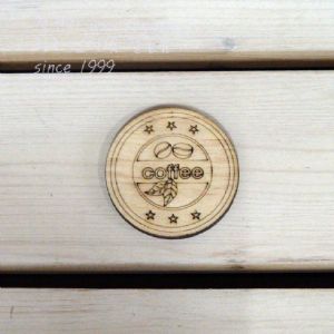 버닝아트 장식물 커피2 W50mmXH50mm