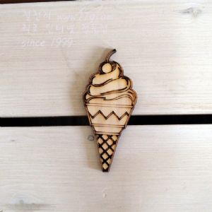 버닝아트 장식물 아이스크림4 W35mmXH78mm