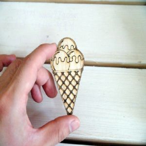 버닝아트 장식물 아이스크림6 W40mmXH70mm