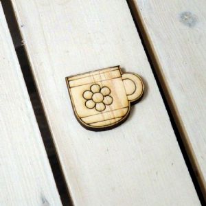 버닝아트 장식물 컵2 W48mmXH42mm