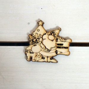 버닝아트 장식물 산타와 루돌프2 W70XH62