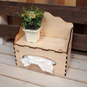 버닝아트 각티슈 박스 (선반형)