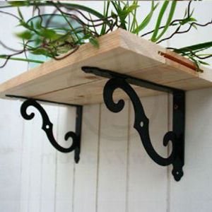 뮤지컬 블랙 원목 스틸선반 깊이250mm(15kg 내구성) (1100*200*250)