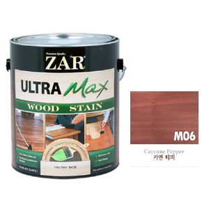 ZAR 울트라 맥스 친환경 우드스테인 250ml M06 카엔 페퍼
