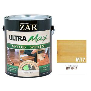 ZAR 울트라 맥스 친환경 우드스테인 250ml M17 골드 쉐이크