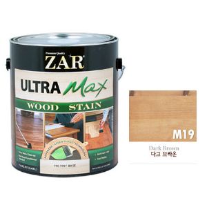 ZAR 울트라 맥스 친환경 우드스테인 250ml M19 다크 브라운