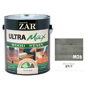 ZAR 울트라 맥스 친환경 우드스테인 1QT(945ml) M26 블랙 번
