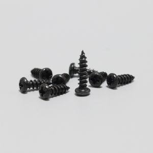 블랙 둥근머리 피스 4x16mm (20개)