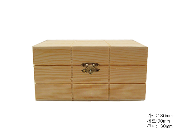 원목 사각 체스 박스 중형 3