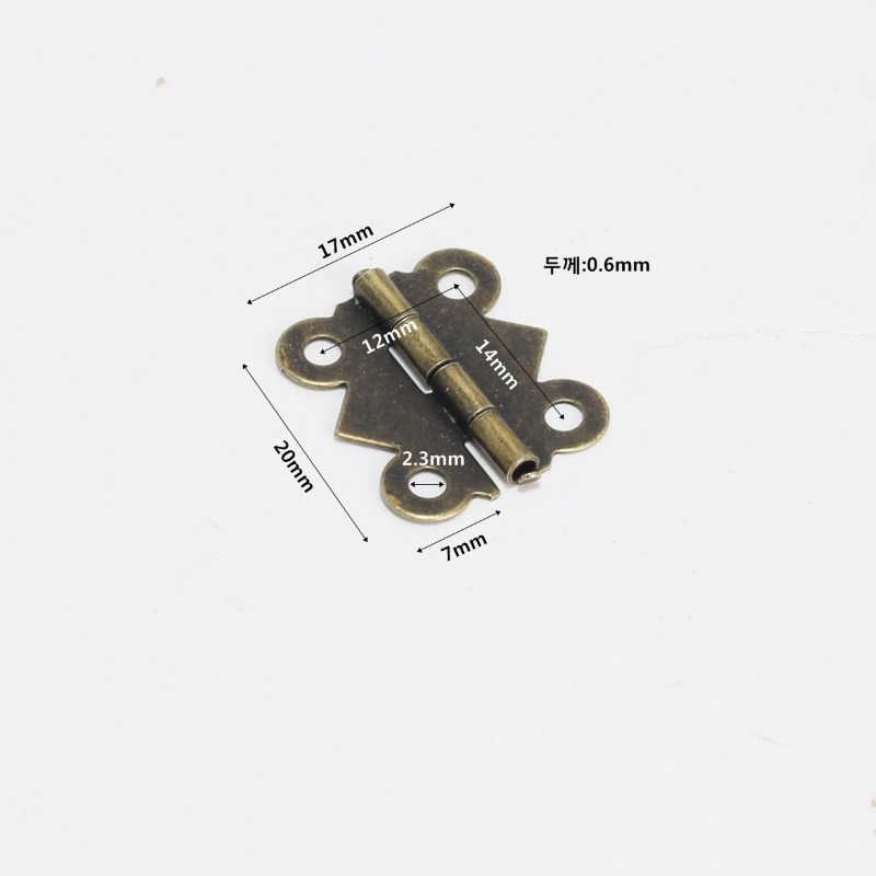 브론즈경첩 프로그 소 20X17mm 3