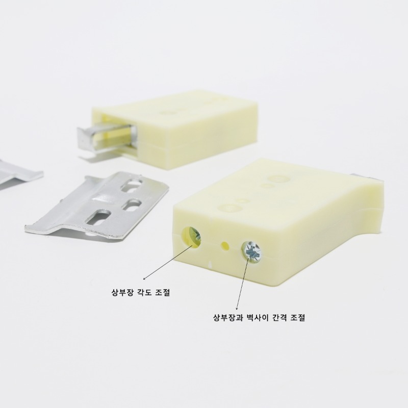 벽붙이 벽면 가구 고정부속 150kg용(2개 한셋트 + 브라켓 2개) 3