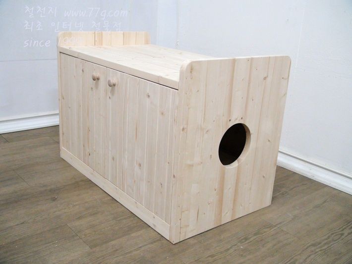 베이직 고양이화장실 의자 (구멍 20cm)