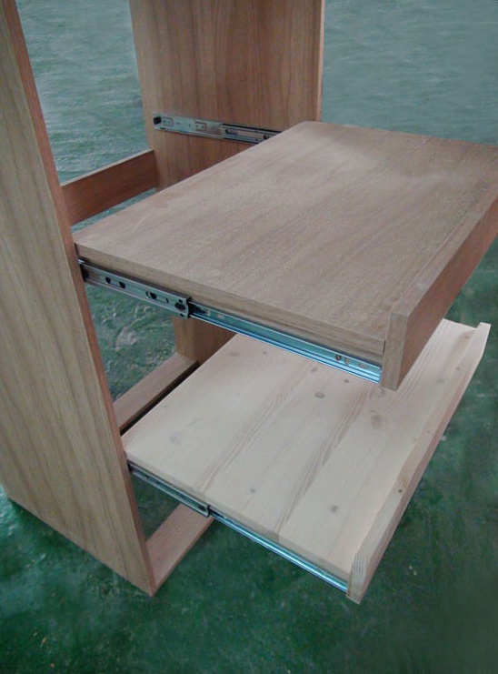 고중량 전자레인지서랍 20kg 18mm 집성원목 6