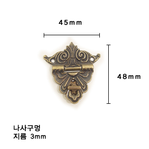 브론즈 궁궐 문갑 장식 (소) 2