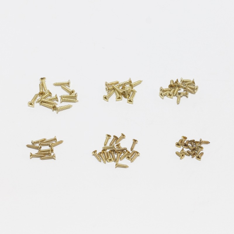 소품용 나무피스 골드 2.5X8mm 100개  2