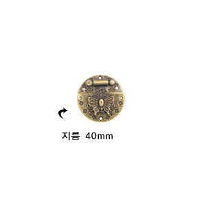 브론즈 나비 문갑 장식 (소) 2