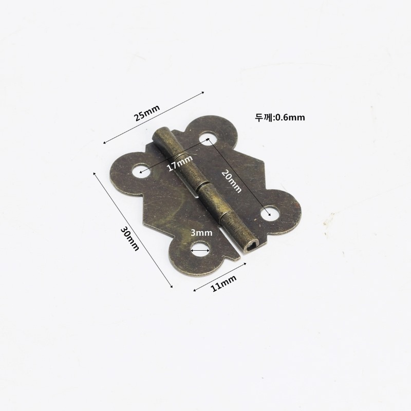 브론즈경첩 프로그 대 31X26 mm 3