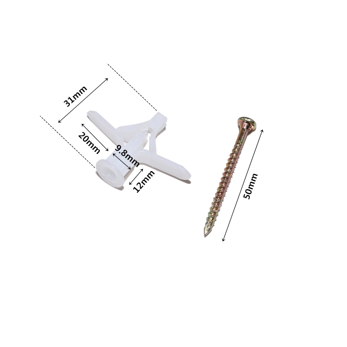 동공 앙카 UBR 4-12mm (화장실,텍스,얇은 철판용,피스 포함) 3