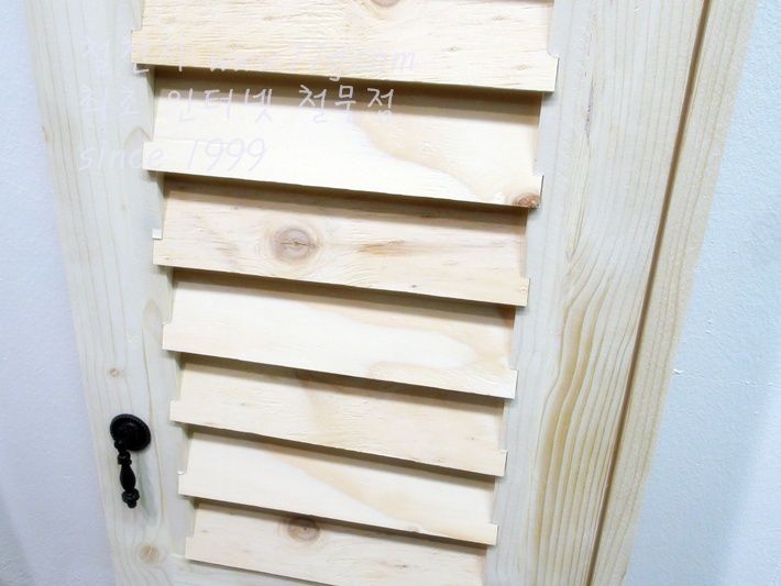베란다장 원목 갤러리문 18mm