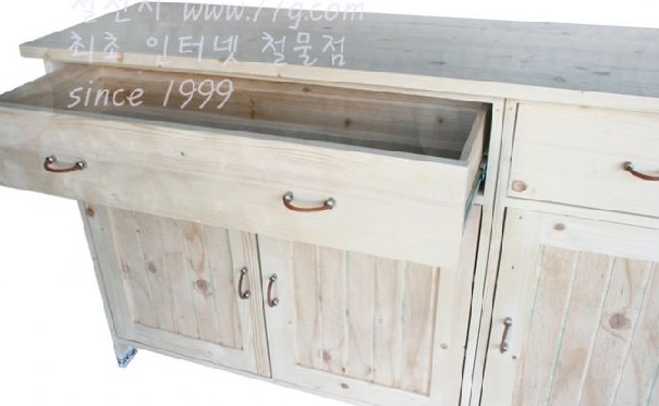 시즈닝 주방수납장 싱글 18mm 4