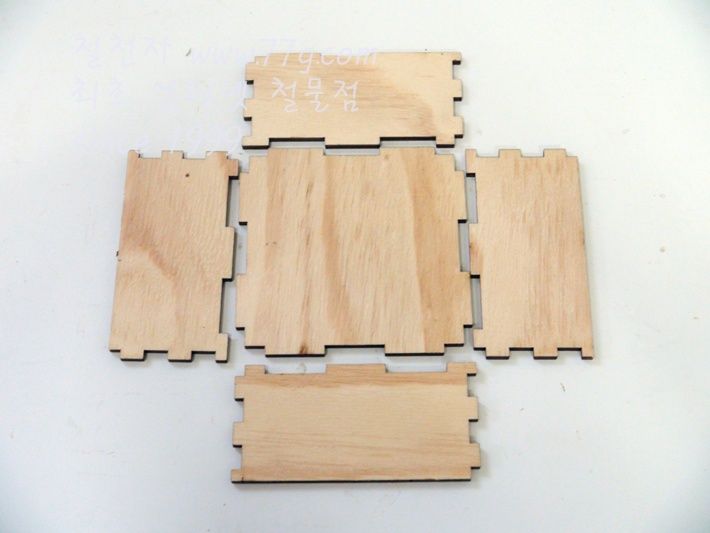 버닝아트 몬드리안 박스 120X120X60mm