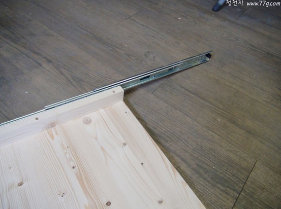 고중량 전자레인지서랍 20kg 18mm 집성원목 4