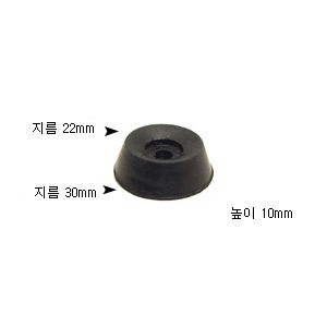 고무발 흑색 30X10mm 2