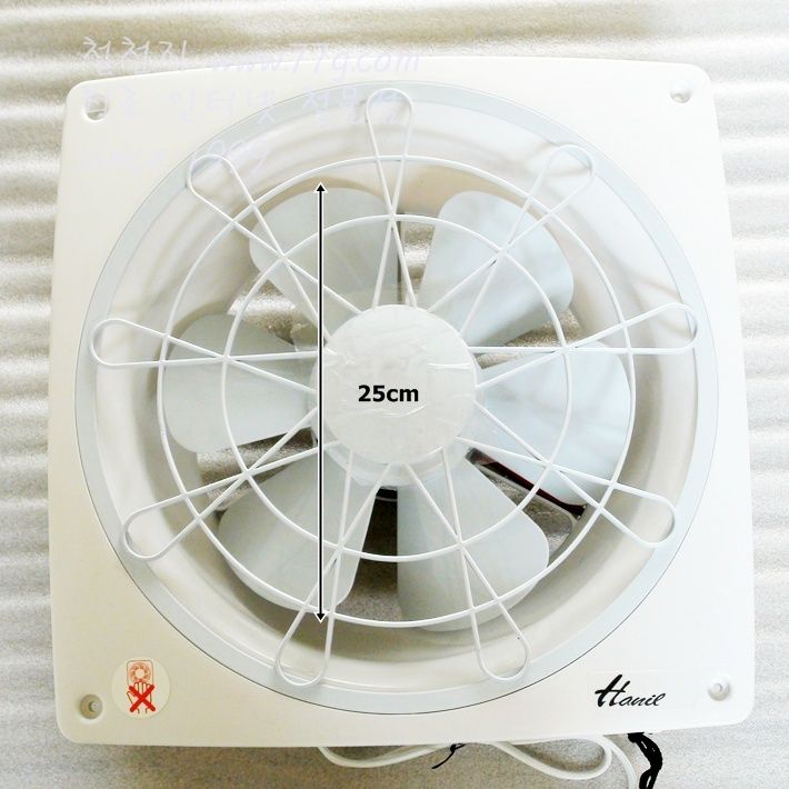한일 환풍기 25cm 무셔터