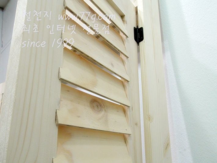 베란다장 원목 갤러리문 18mm