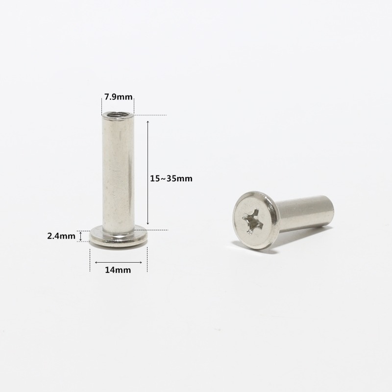 인서트 (코넥팅,연결)  너트 내경 6mm 외경 8mm 길이 30mm  3