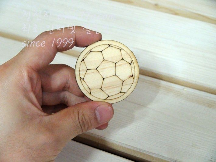 버닝아트 장식물 축구공 W50mmXH50mm