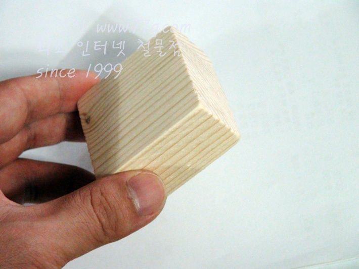 교육용 가베블럭 원목 48x48x18mm 숫자 4