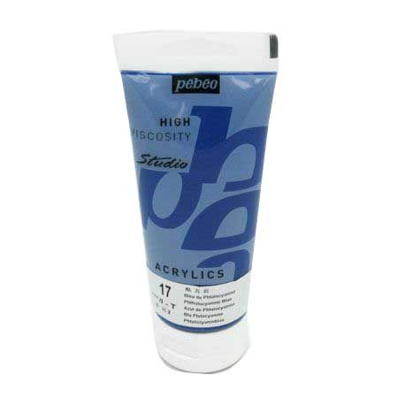 뻬베오 고점도 아크릴물감 (17) Phthalocyanine Blue 100ml 1