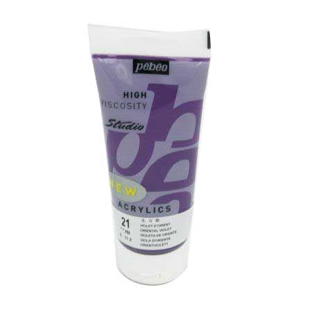 뻬베오 고점도 아크릴물감 (21) Violet D’Orient 100ml 1