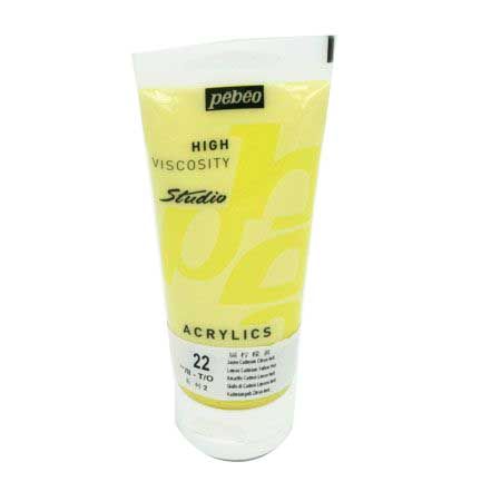 뻬베오 고점도 아크릴물감 (22) Yellow Hue 100ml 1