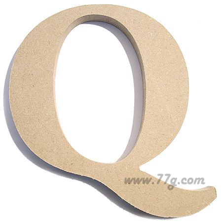 포크아트 (110x110mm) 알파벳 이니셜(initial) 영문 대문자 Q 1