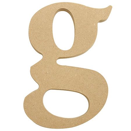 포크아트 (110x110mm) 알파벳 이니셜(initial) 영문 소문자  g 1