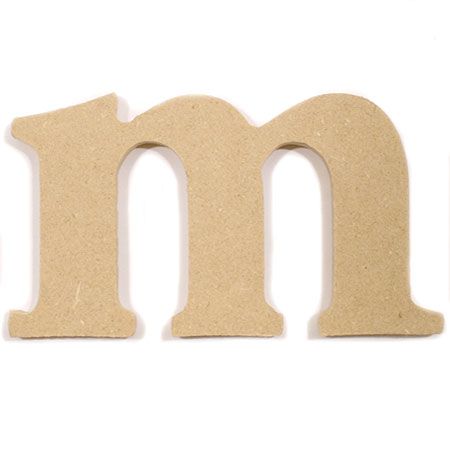 포크아트 (110x110mm) 알파벳 이니셜(initial) 영문 소문자  m 1