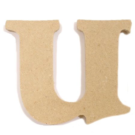 포크아트 (110x110mm) 알파벳 이니셜(initial) 영문 소문자  u 1