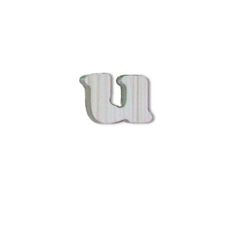 미송 이니셜(5mm) 큐티체 소문자u 1