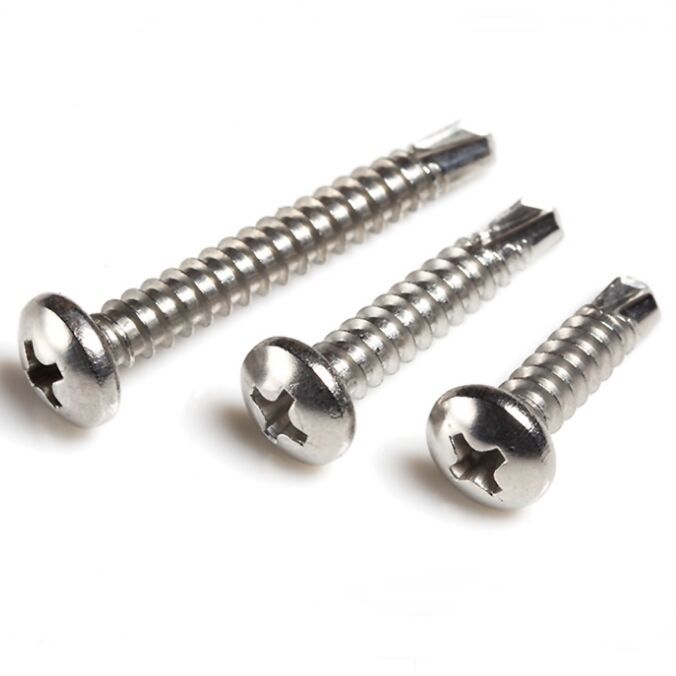 하비스 스텐(SUS410) 철판용 직결피스 (둥근머리) #8X25mm  1