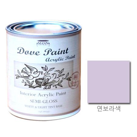 도브 페인트 반광 연보라색 945ml 1