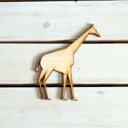 버닝아트 장식물 기린 W 130mm X H 145mm 1