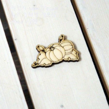 버닝아트 장식물 호박 W52mmXH34mm 1