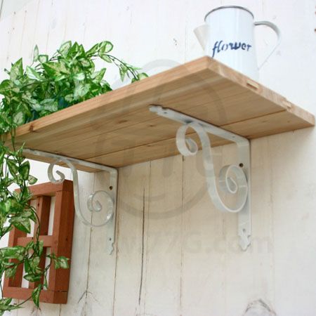 오블리제 화이트 원목 스틸선반 깊이200mm(15kg 내구성)