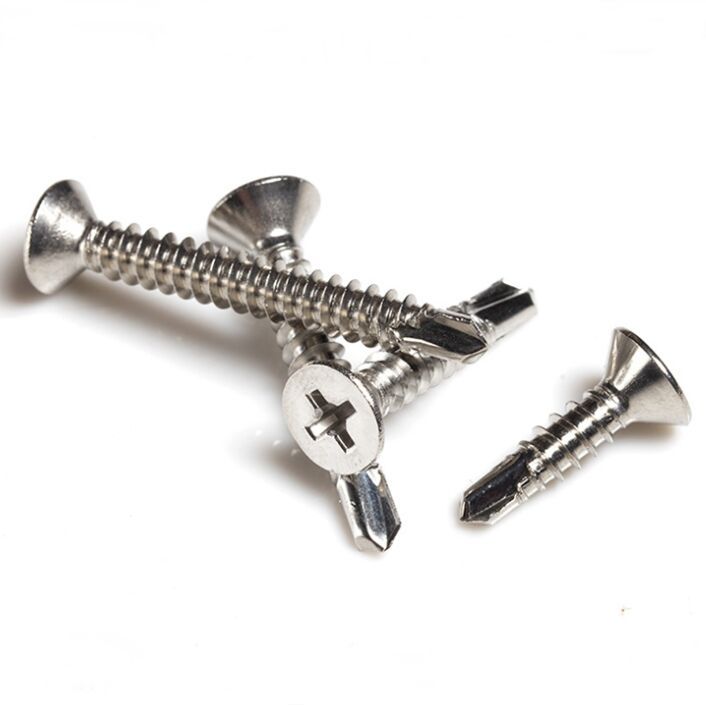 하비스 스텐(SUS410) 철판용 직결피스 (접시머리) #8X32mm 1