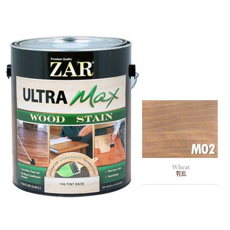 ZAR 울트라 맥스 친환경 우드스테인 1QT(945ml) M02 휘트 1