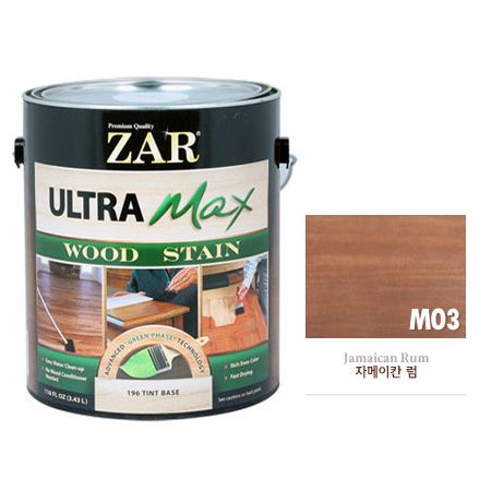 ZAR 울트라 맥스 친환경 우드스테인 250ml M03 자메이칸 럼 1